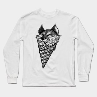 Shiba Ice Cream Long Sleeve T-Shirt